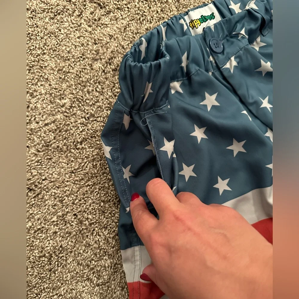 Men’s American Flag Swim Trunks